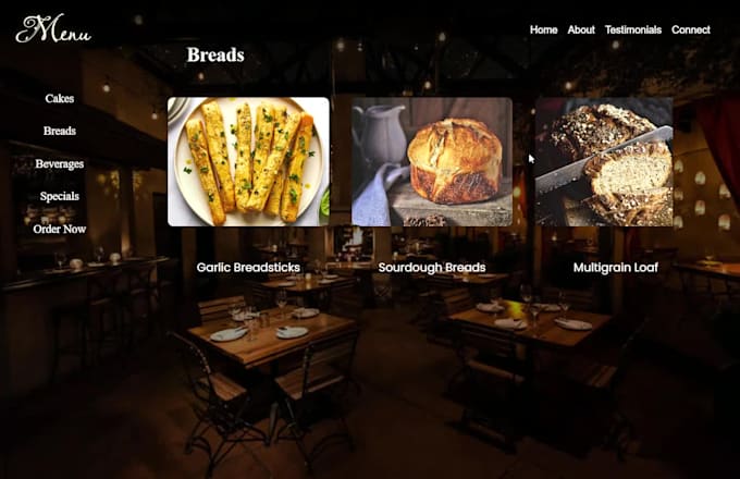 create a stunning one page website for your brand