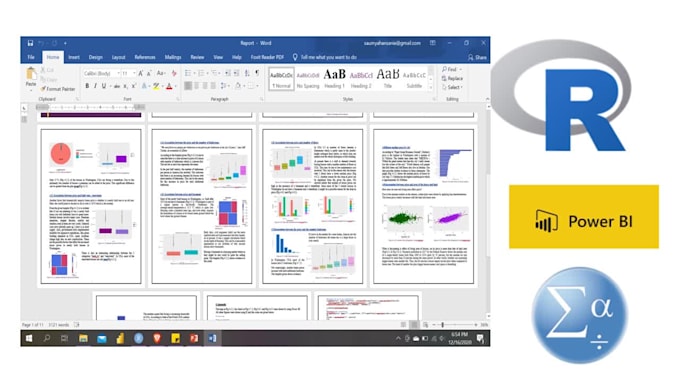 do statistical data analysis in r ,spss ,excel with reports