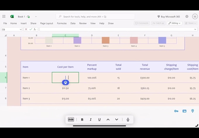 create automated excel sheets with data entry and dashboard