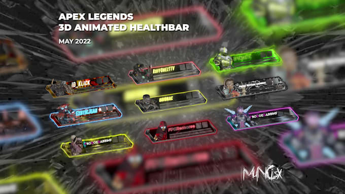 create customized apex legends healthbar stream overlay