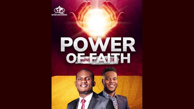 create a stunning motion flyer design for church event