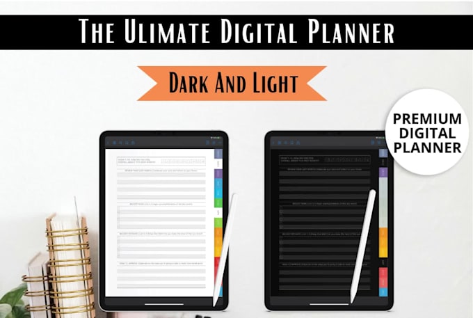 create a digital planner for your etsy shop or your ipad