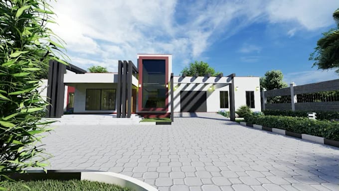 do landscape, garden design, site plan,achicad architectural drawing