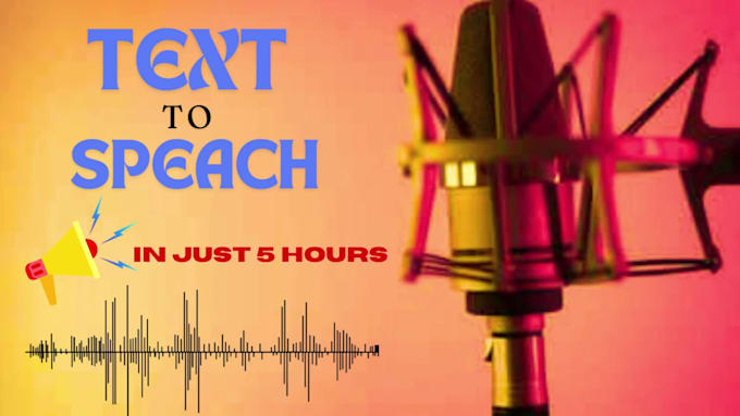 Generate audio from script ai voices,text to speech by Mohsinch47 | Fiverr