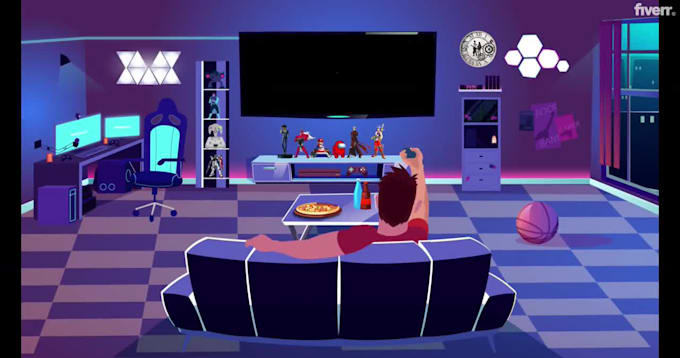 create youtube intro outro video trailer or logo animation