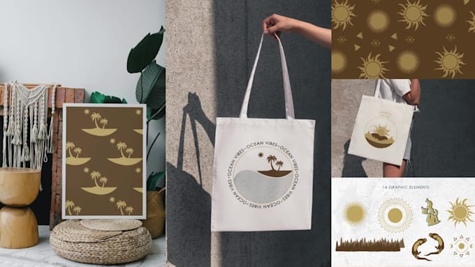 Create a custom pattern illustration by Luciacordel | Fiverr