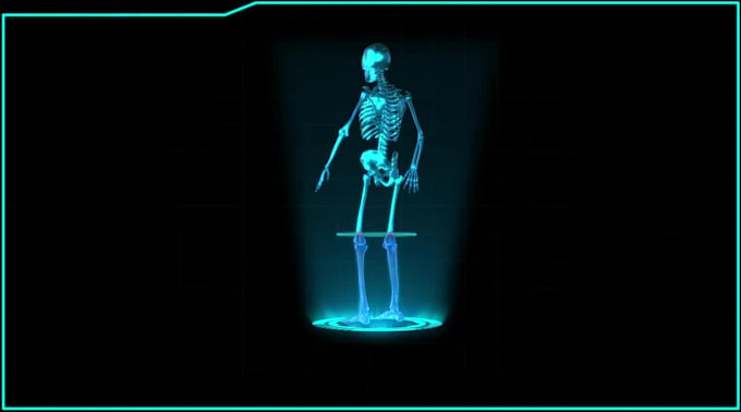 modern corporate 3d promotional video logo for hologram fan