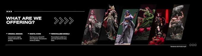 create 3d printable character models
