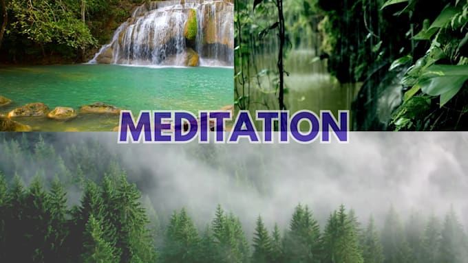 do calm and soothing guided meditation voice over, script, video creation