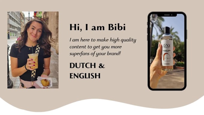 create dutch and english ugc content for your brand