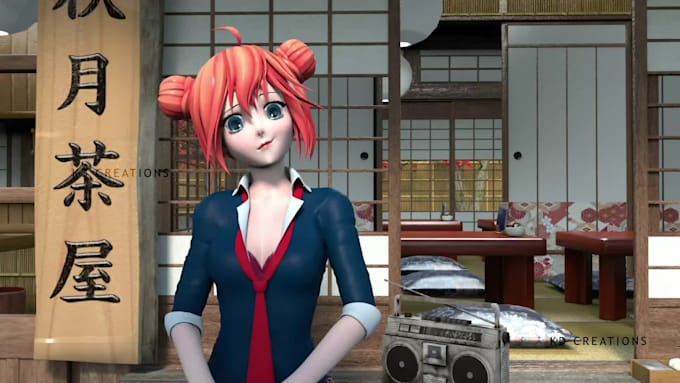 do professional 3d animation and 3d character design