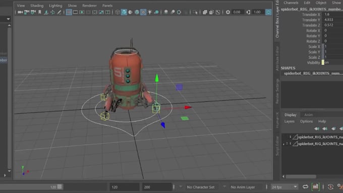 rig your rigid prop or machine