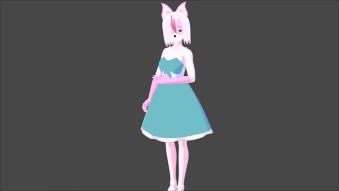 create vrchat, vtuber or unreal engine4 anime character
