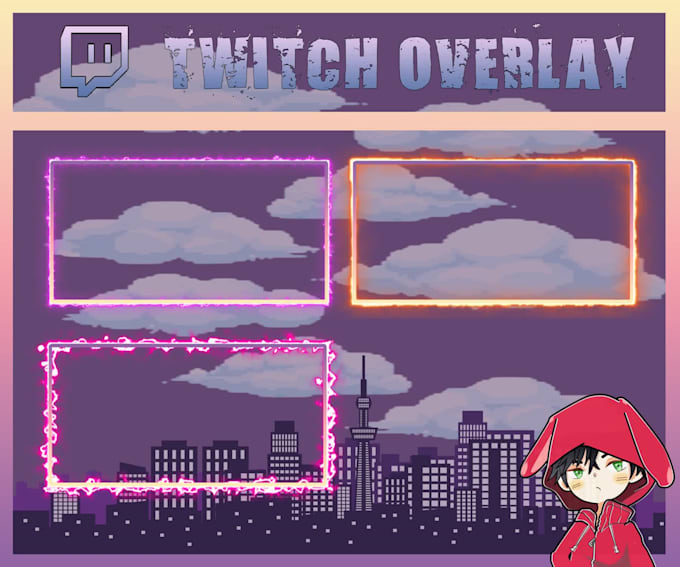 crearé tus paneles de twitch personalizado