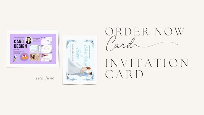 design invitation card any type