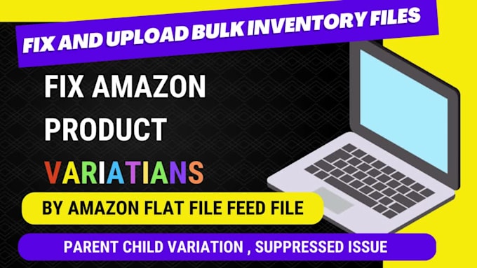 create, fix or merge amazon variation listing and variations for product listing