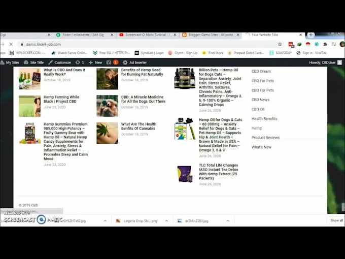 build autopilot cbd marijuana site for passive income