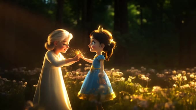 create emotional disney stories using ai