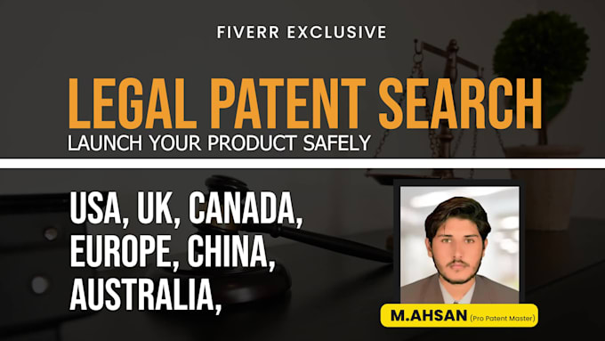 do patent search and trademark check for your product, idea