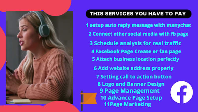 create facebook business page and advance page setup