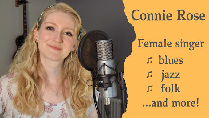 be your heartfelt, professional female singer