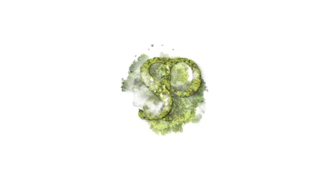 clear nature logo animation