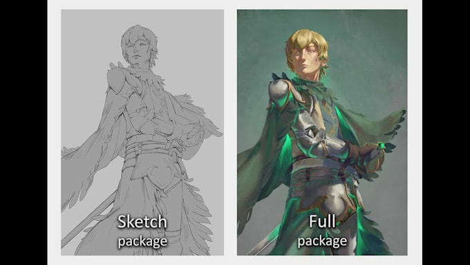 Design and create a character or fanart for you by Notsomacho | Fiverr