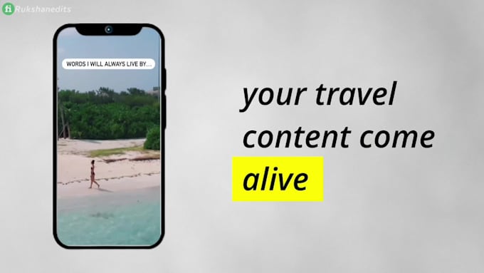 travel reels video editing