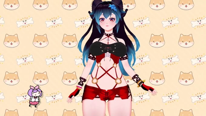 draw and rig anime live 2d models for vtubers