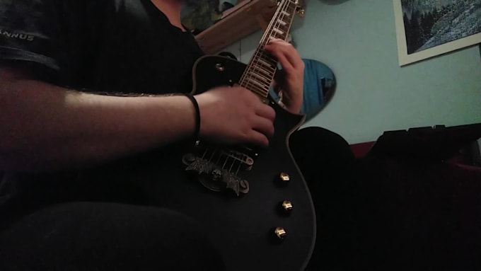 play write shredd a guitar solo