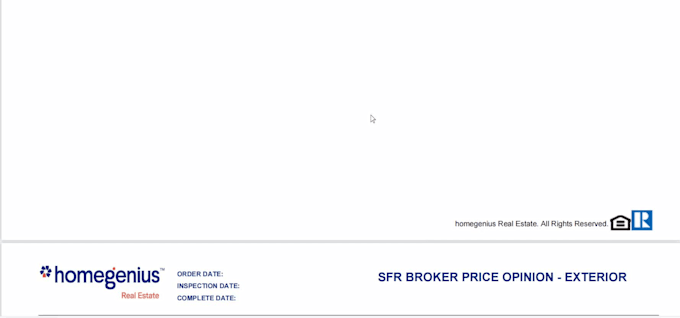 complete broker price opinion