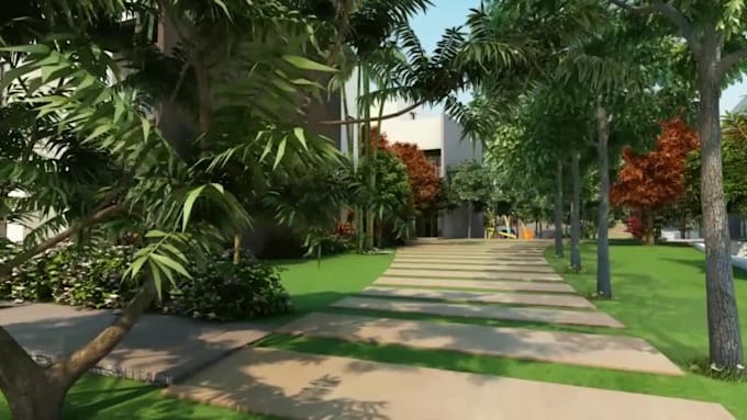 do 3d landscape, backyard, pargola, deck, pool,outdoor kitchen,garden render