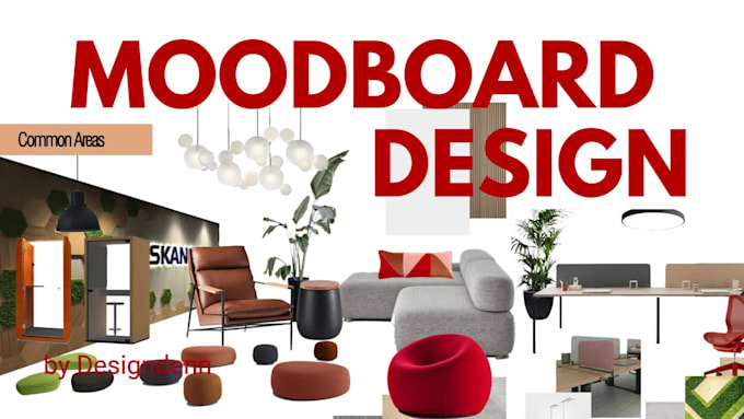 aesthetic and professional interior moodboards for you