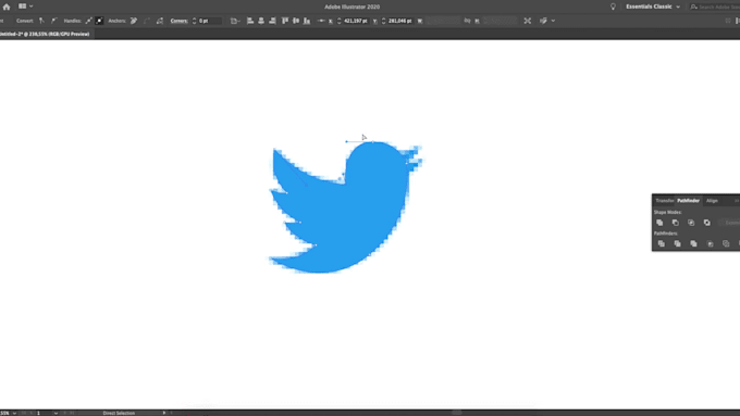 do clean and sharp vector of your image logo for only 5