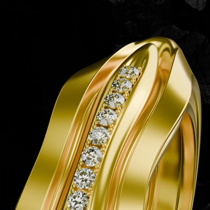 do 3d jewelry model and photorealistic render