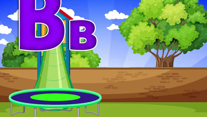 make colorful kids learning video
