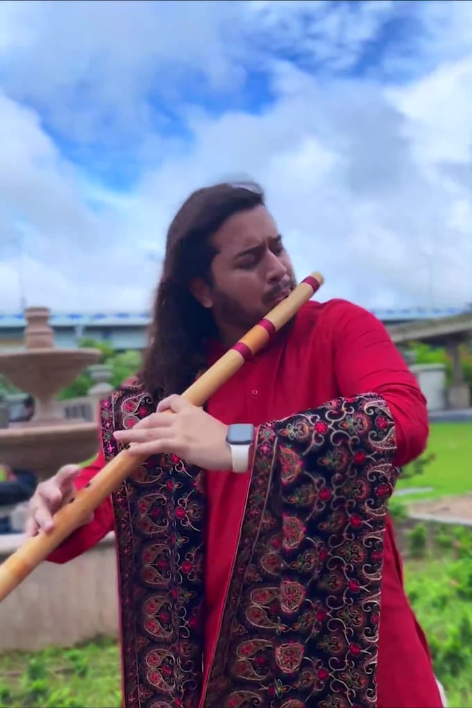 Record indian bamboo flutes for any musical projects by Panchajanya_dey