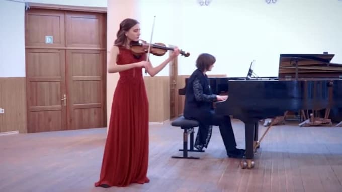 give you a motivational audio review of your violin playing