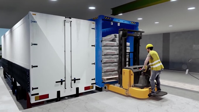 create industrial equipment animation and mechanical explainer video