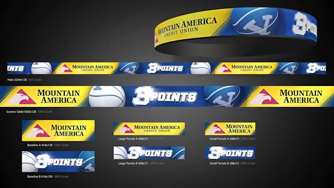 do stadium ribbon board and basketball arena led animations billboard animation