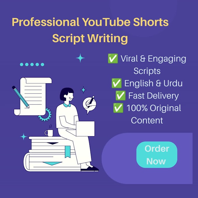 write engaging youtube shorts scripts in english and urdu