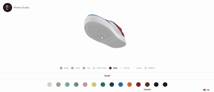 build 3d product configurator interactive 3d website using threejs webgl r3f glb