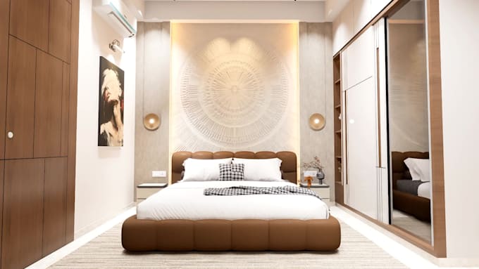 design interior with realistic 3d rendering