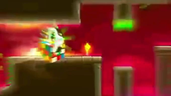 create do geometry dash layout game play solo dash level banner design