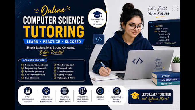 tutor you in computer science and programming for beginners