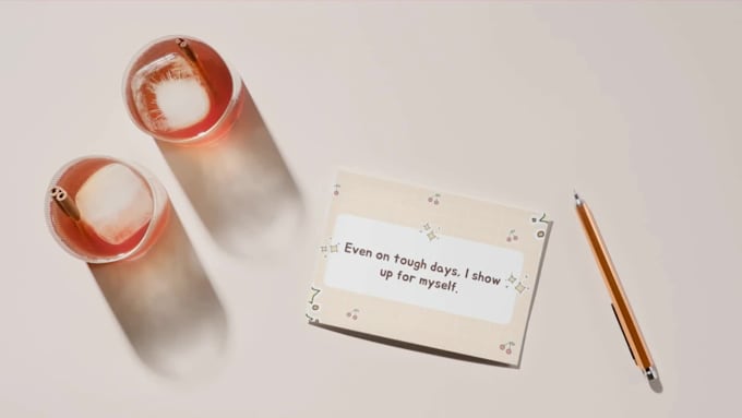 create beautiful printable affirmation cards for self love