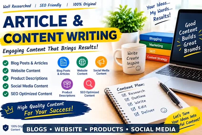 write SEO friendly articlescontent writing