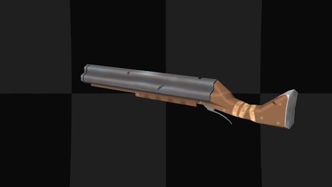 make 3d weapons for your game or animation