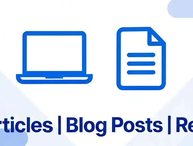 do  articles blogpost reports