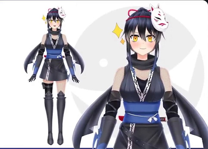 draw rig 2d vtuber model live2d rigging anime avatar live2d cubism vtube studio